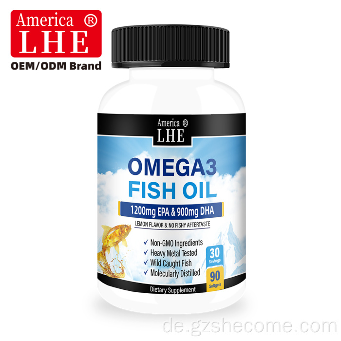 Shecome Omega 3 Softgels Fischöl für die Herzgesundheit